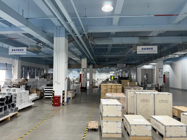 Factory Storage and Parts Area